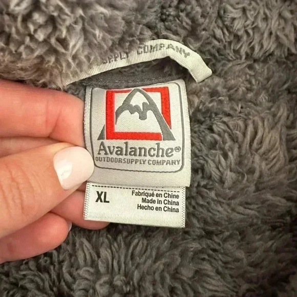Avalanche Outdoor Supply Co Caney Sherpa Jacket Gray Women’s XL - Picture 5 of 8